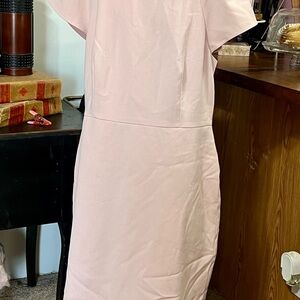 Ann Taylor Soft Pink Midi Dress